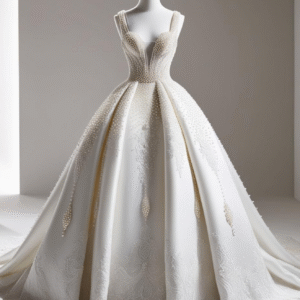 Royal Pearl Embellished Ball Gown – Bridal Collection