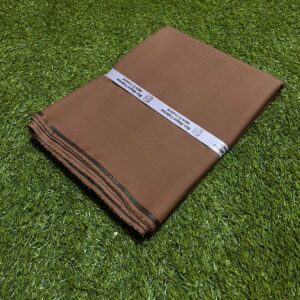 Bin Waqar Fabrics – Chrome Edition Premium Wash & Wear – Chocolate Brown