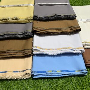 Bin Waqar Fabrics – Blended Series Premium Wash & Wear – Beige